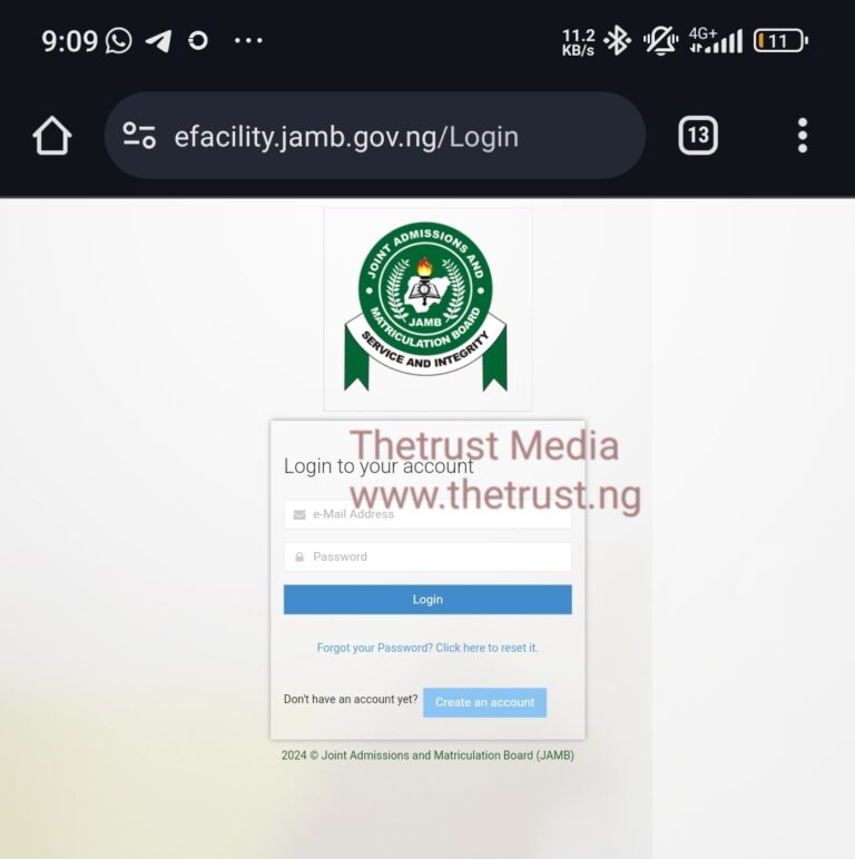 How to Check Your Admission Status on JAMB CAPS Portal Online 2024